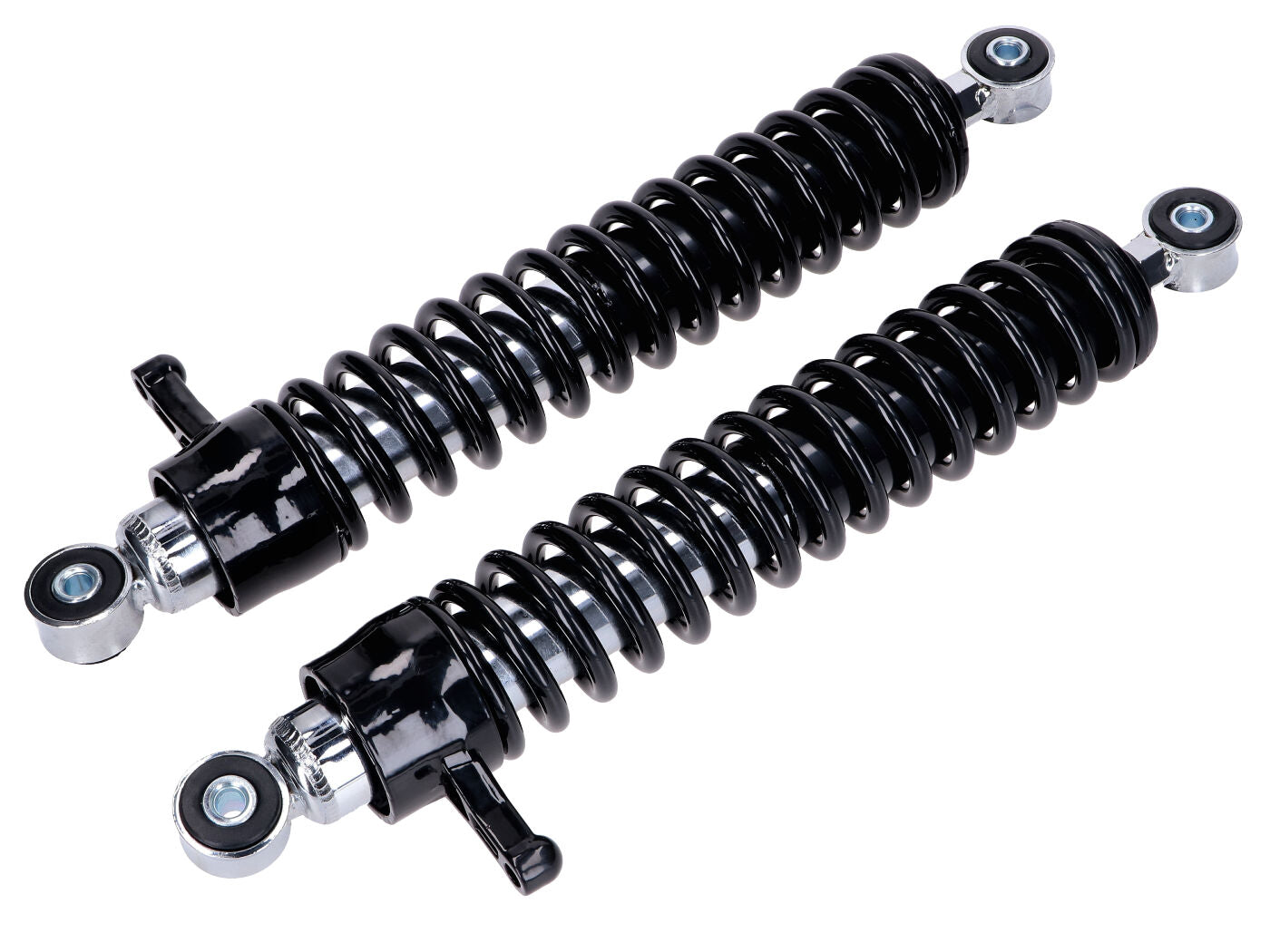 Stoßdämpfer Satz 360mm verstellbar schwarz für Simson S51, S70, S53, S83 Enduro