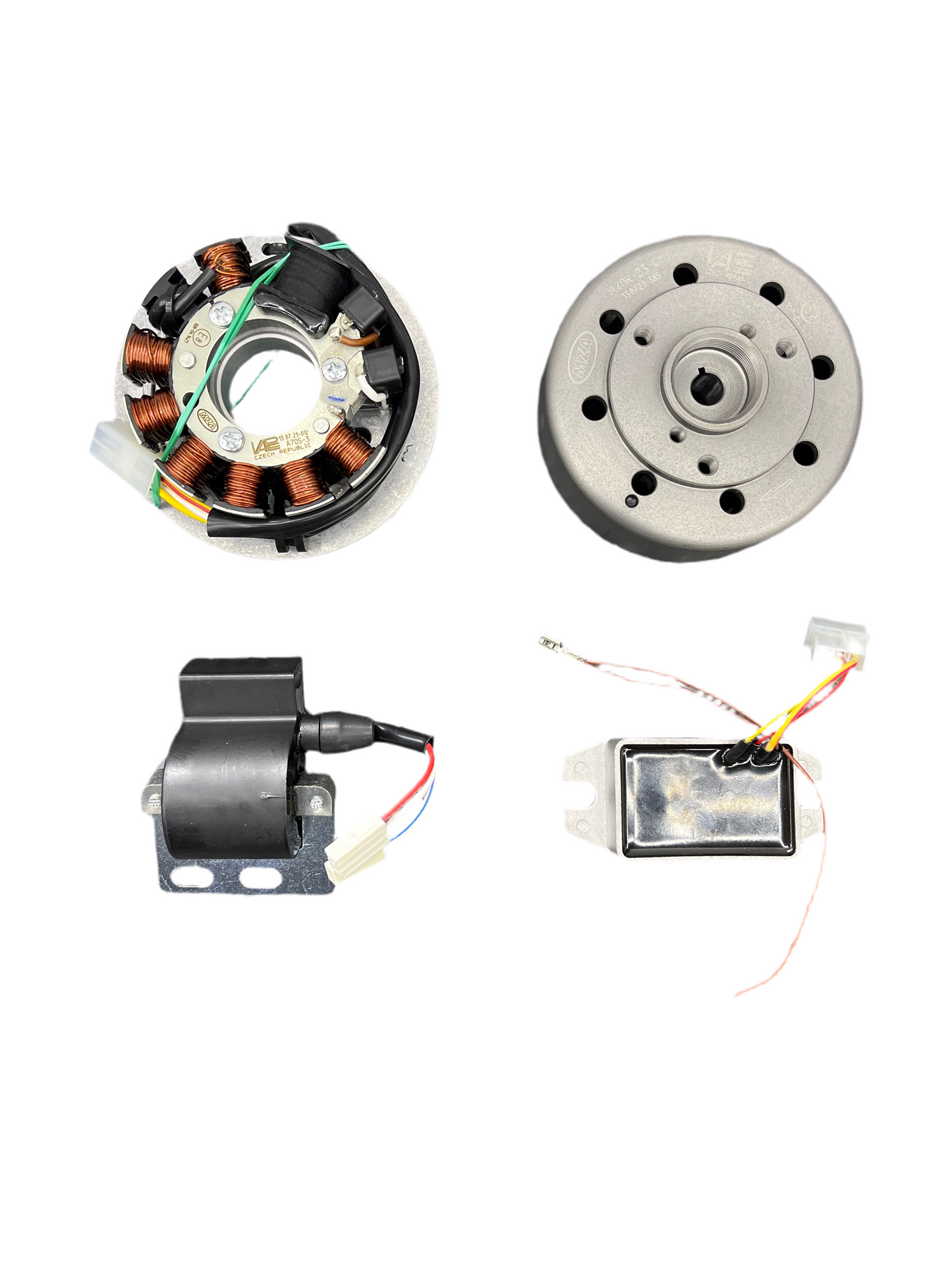 SET Vape* Zündung 4-tlg. 12V 35/35W passt für S51 S50 SR50 S70 (wahlweise mit oder ohne Kabelbaum)
