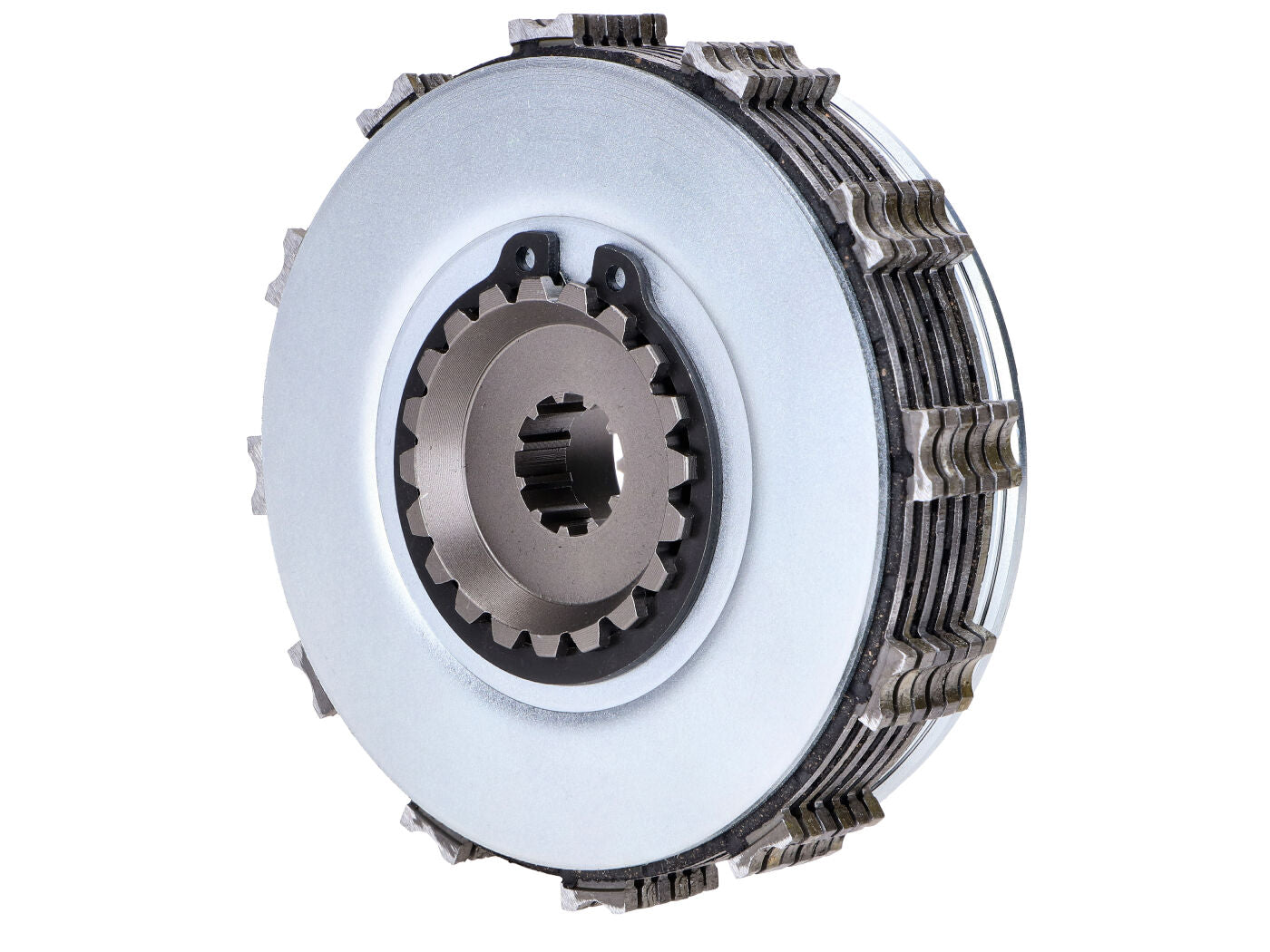 Performance Kupplung Paket komplett 6 Scheiben 0,6mm Aluminium Version EVO RACING 1,6mm Tellerfeder für Simson S51, S70, S83 M500