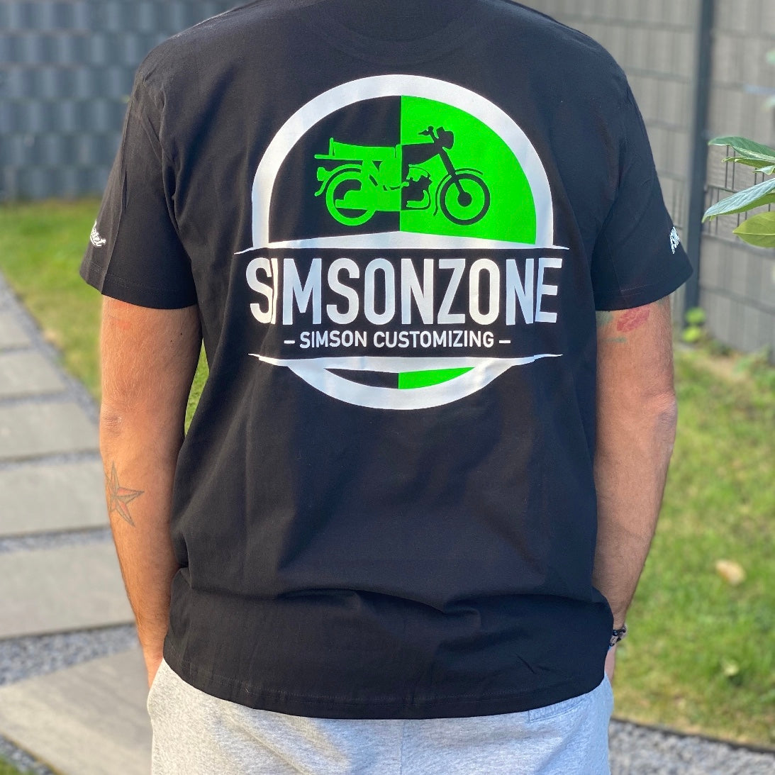 T-Shirt Simsonzone white/black XL