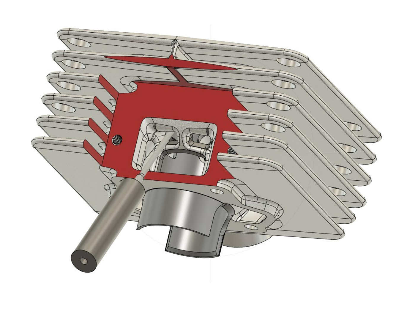 Zylinderkit Schmitt GST-60 CNC Membranumbau 41mm für Simson S51, KR51/2, SR50