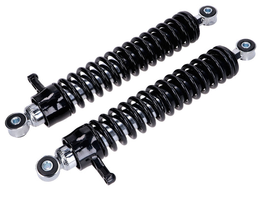 Stoßdämpfer Satz 360mm verstellbar schwarz für Simson S51, S70, S53, S83 Enduro