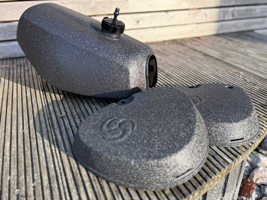 Simson Tankset S50 S51 S70 „Crokolack“ Pulverbeschichtet