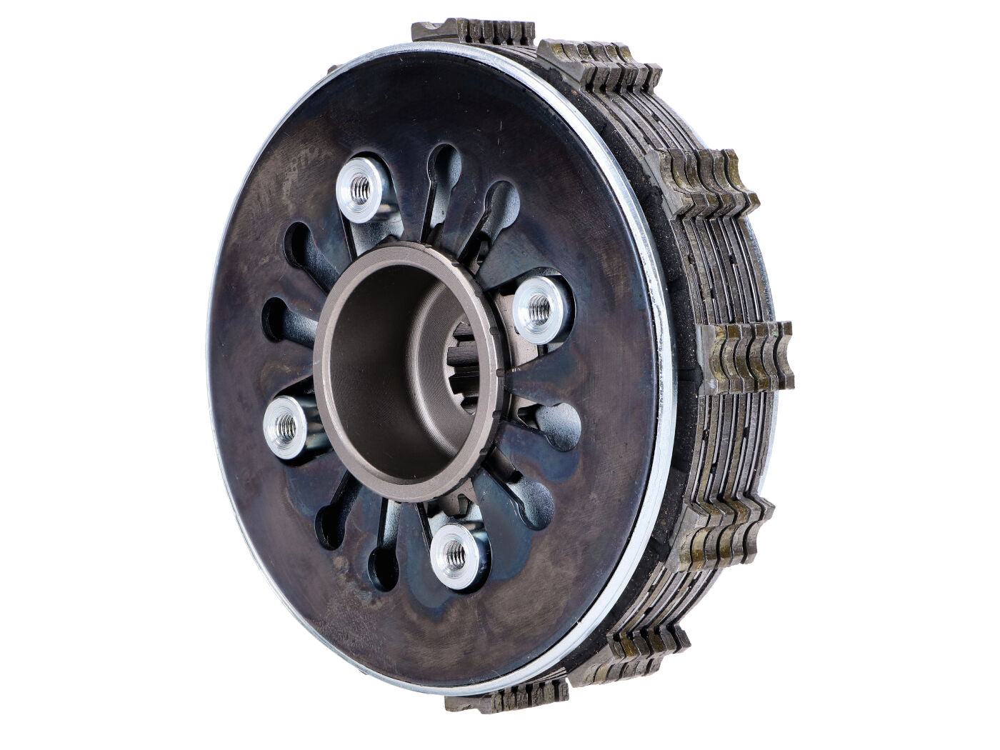 Performance Kupplung Paket komplett 6 Scheiben 0,6mm Aluminium Version EVO RACING 1,6mm Tellerfeder für Simson S51, S70, S83 M500