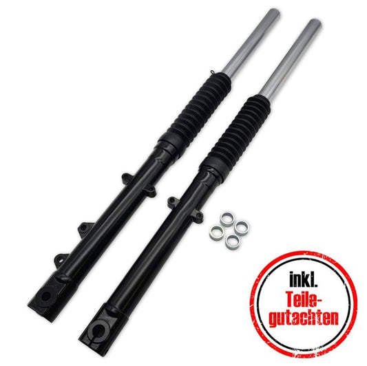 ZT-Tuning Set Telegabel für Scheibenbremse GEN2 S51, S70, S53 (kurze Variante) Schwarz mit Teilegutachten
