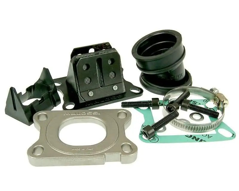 Einlass System Set Malossi MHR X360 FKM 28mm für Minarelli AM, Derbi EBE, EBS, D50B0, Generic, CPI, Simson Membran
