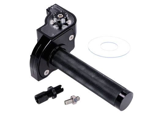 Schnellgasgriff  CNC für 22mm Lenker Universal