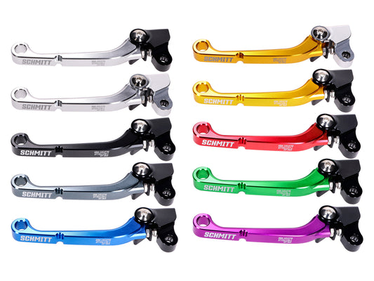 Bremshebel Kupplungshebel Set mit ABE - Schmitt Handanker CNC Aluminium für Simson S50, S51, S53, KR51/2, SR50, SR80 - verschiedene Elox Farben