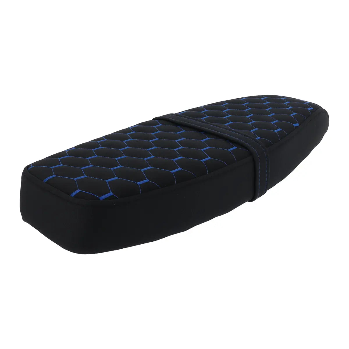 Simson Tuning Sitzbank flach mit Wabenmuster S50, S51, S70 blau