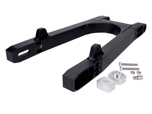 Kastenschwinge Aluminium CNC matt schwarz für Simson S50, S51, S51 Enduro, S70, S70 Enduro, S53, S83