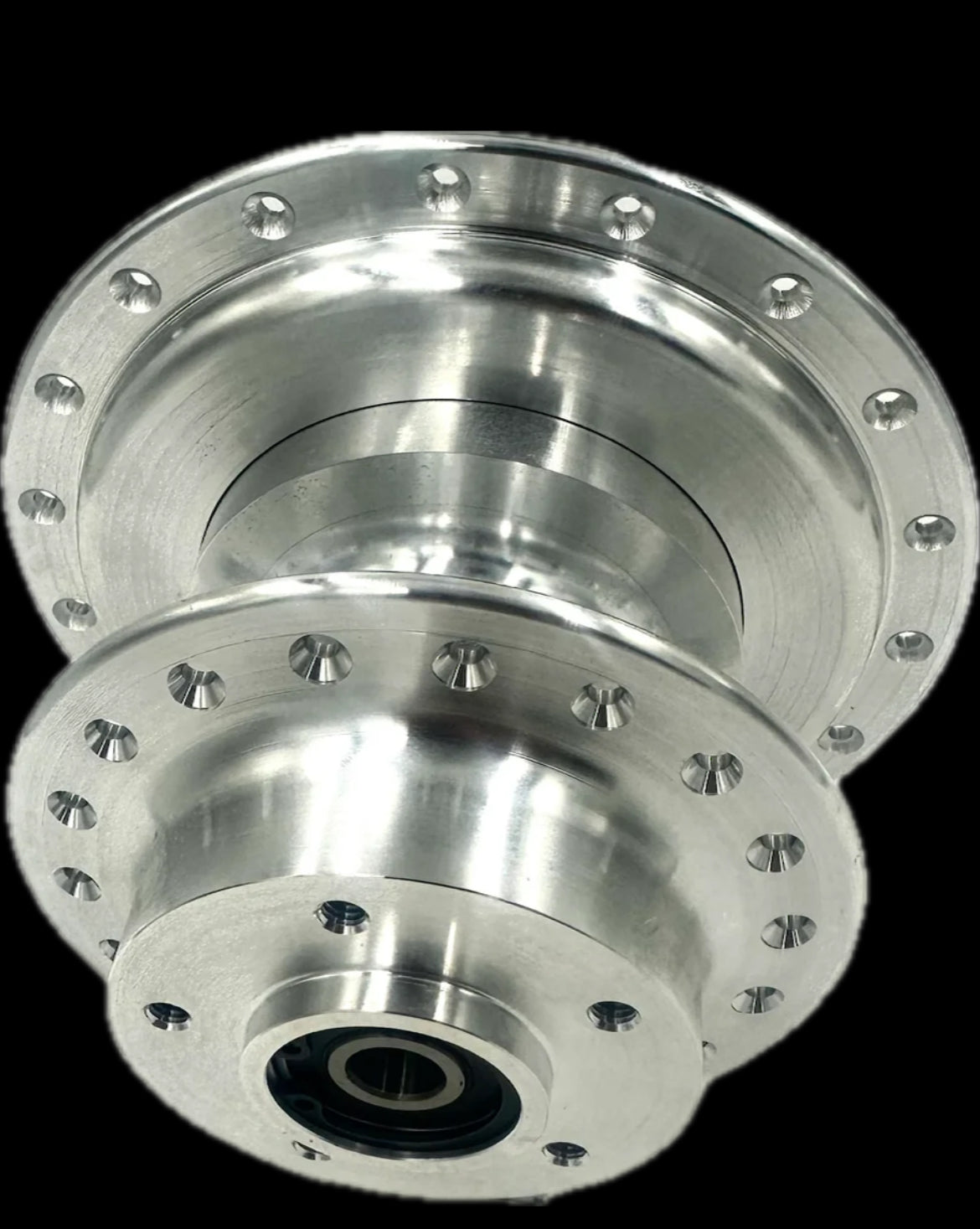 CNC Scheibenbremsnabe Radnabe hinten natur